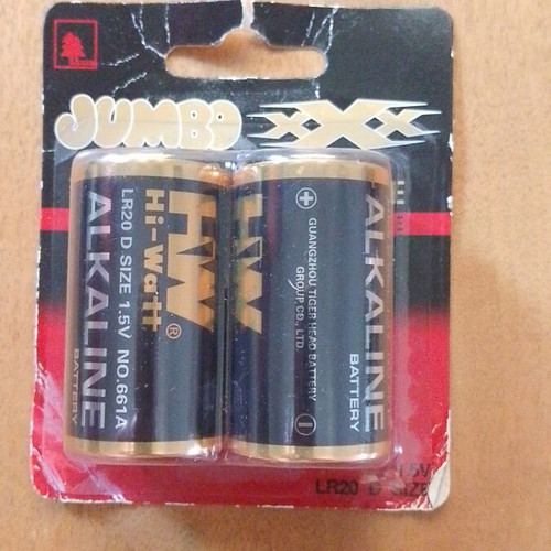Alkaline batteries LR20 D, pack of 2
