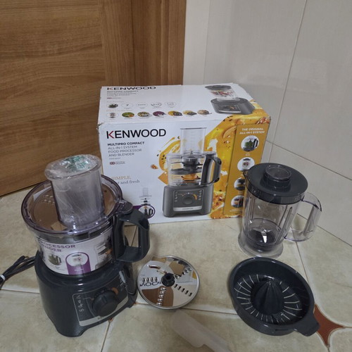 Kenwood MultiPro Compact All-In-One Food Processor and Blender 800W New Gray