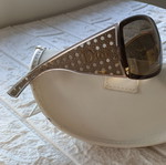 Dior mask sunglasses beige with case