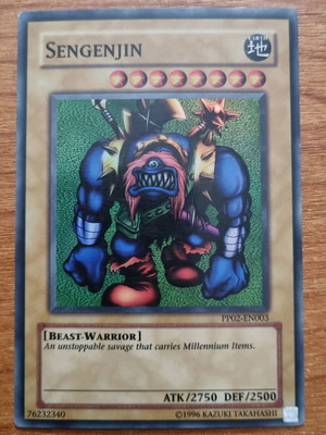 Sengenjin PP02 Yu-Gi-Oh! card like new, Super Rare Unlimited
