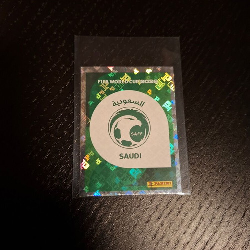 Saudi Arabia Emblem Panini Sticker FIFA World Cup 2026 new