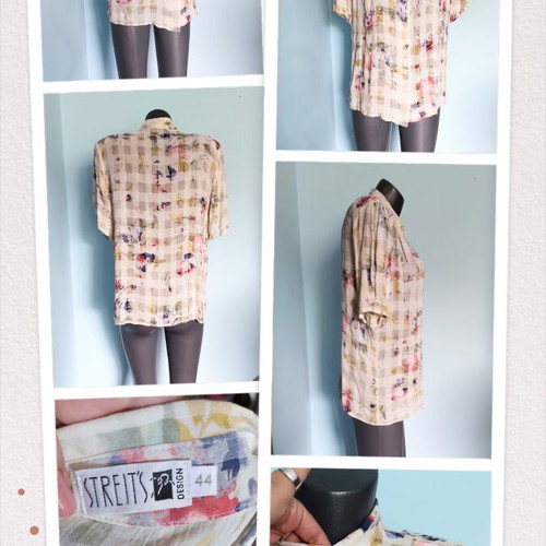 Дамска риза тип туника Streit's Design Vintage като нова XL 2XL