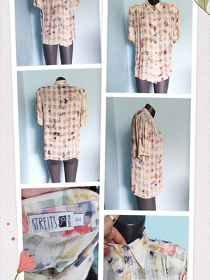 Дамска риза тип туника Streit's Design Vintage като нова XL 2XL