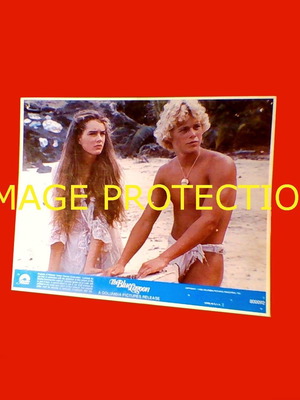 The Blue Lagoon authentic movie photo used with Brooke Shields and Chris Atkins
