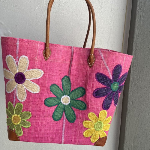 Straw bag Bag to Bag new, colourful
