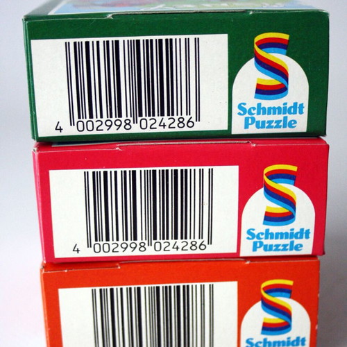 3 Mini Puzzles 90's Gummi Bear Schmidt Disney West Germany New