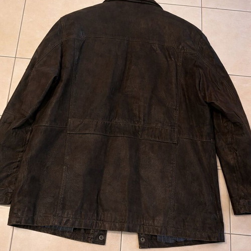 Milestone men's leather jacket XL brown like new