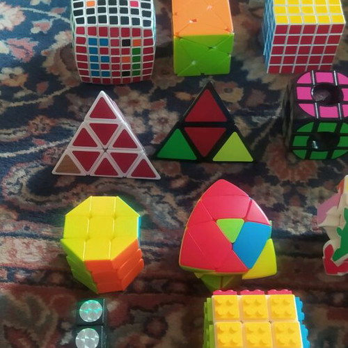 Rubik cubes collection 40 pieces like new