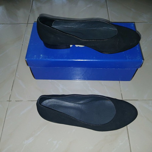 Sabino women's suede shoes used, size 37, black ballerinas