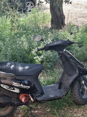 Piaggio Typhoon 80cc μεταχειρισμένο, μαύρο, αυτόματο σκούτερ, 1995