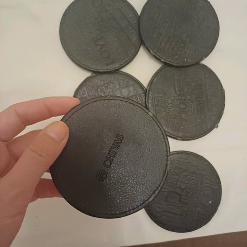 Coasters for glasses used
