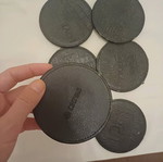 Coasters for glasses used