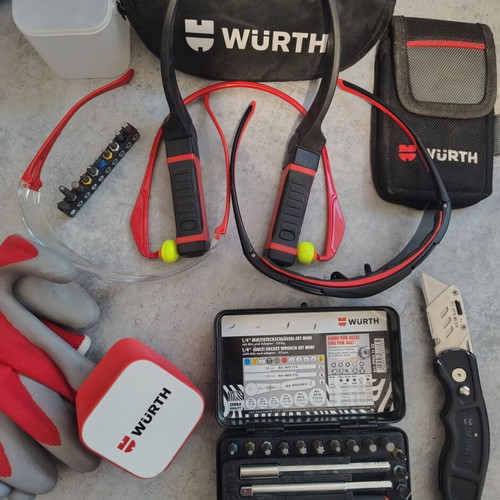 Wurth tool and protection set like new