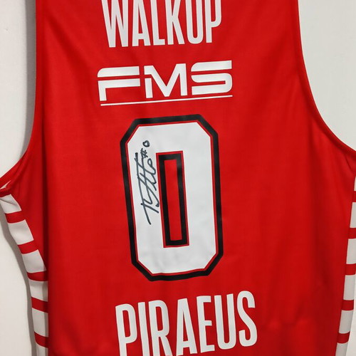 Olympiacos Walkup Signed Jersey 2022-23 Size Large Like New