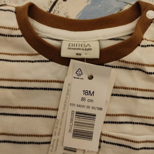 Birba shirt for 18 months new with tags
