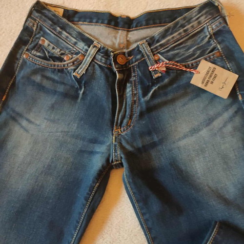 Pepe Jeans bootcut jeans low rise straight leg new blue size S