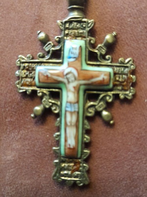 Handmade cross used with Russian enamel 3.5×6.5