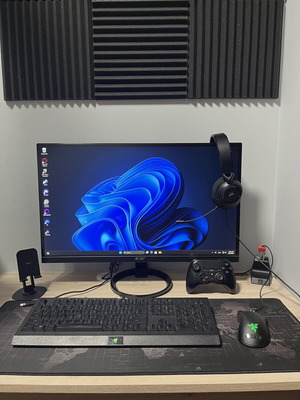 Gaming PC Setup i5-11400F RX 6500 XT 16GB 1TB with 27” Monitor