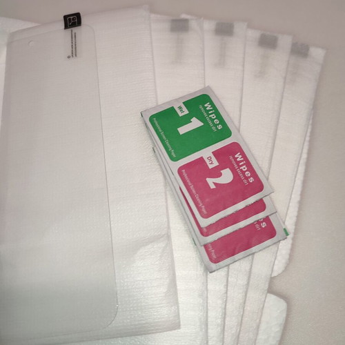 Samsung A54 screen protectors used, pack of 5