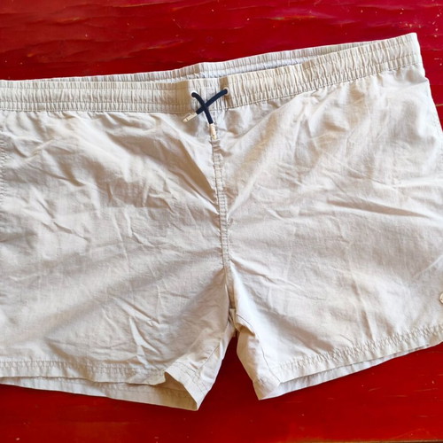 Massimo Dutti men's beige swim trunks XL