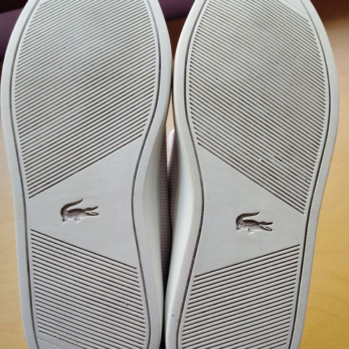 Lacoste men's sports sneakers used, size 42, white