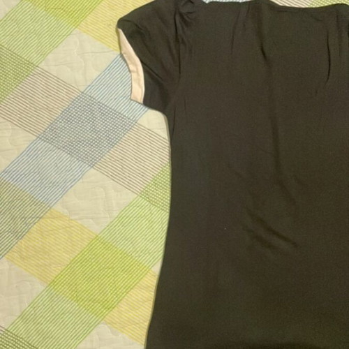 Rocco Barocco women's black short-sleeve t-shirt new, size L