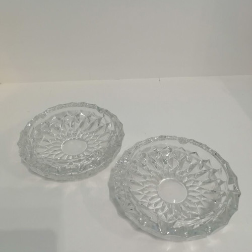 crystal ashtrays