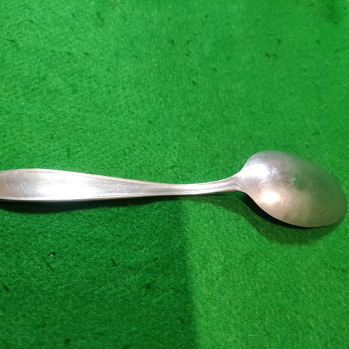 Xenia 1968 soup spoon used, Afentakis Rostfrei