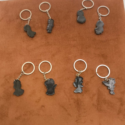 Disney Princess Keychain Set new, 8 figures including Ariel and Cinderella
