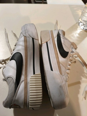 Nike Court Legacy Lift women's shoes used, size 39, black-white