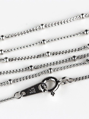Sterling silver 925 chain with beads and clasp new
