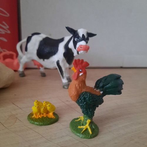 Safari Ltd vintage farm animal figure set (1994)