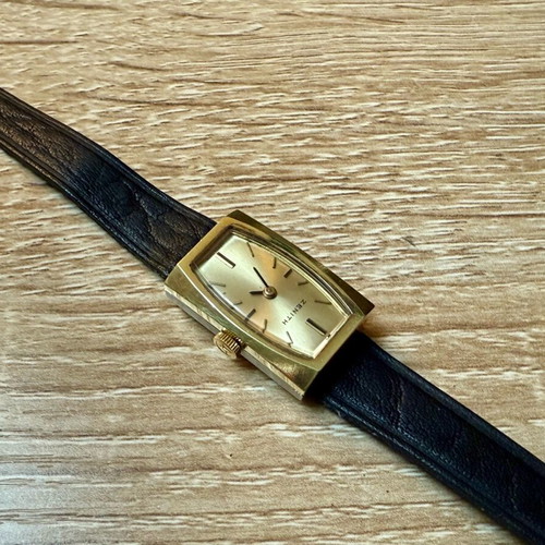 Zenith Cocktail Vintage Watch new old stock, women's, gold tone