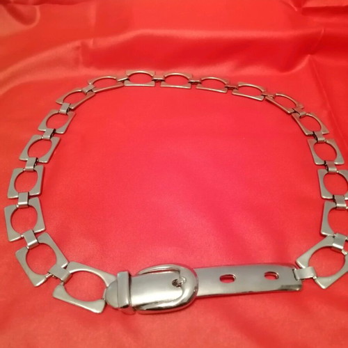 Toi&Moi metal belt like new, silver, size 90