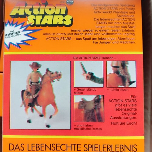 Airfix box with 5 Action Stars Mustang new