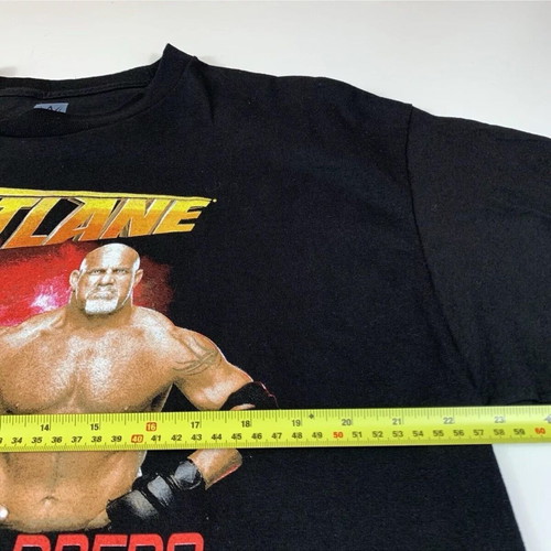 WWE Fastlane T Shirt Owens Vs Goldberg Match authentic tee size XL black like new