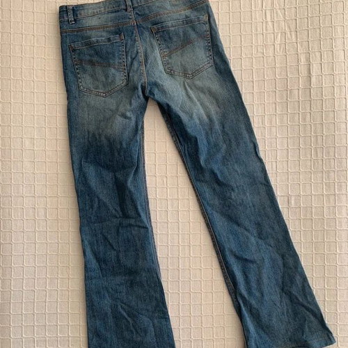 Pink Woman blue jeans, size M, slim fit