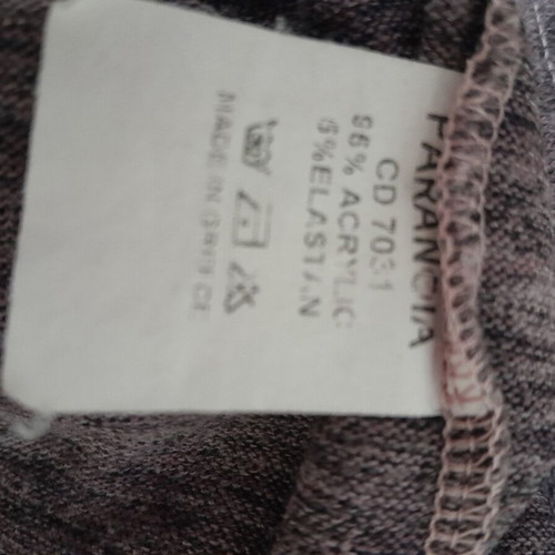 Purple criss-cross shirt used Paranoia size S