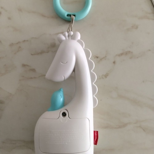 Fisher-Price Musical Portable Giraffe Baby Toy and Soother