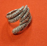 Silver ring with 925 stamp like new