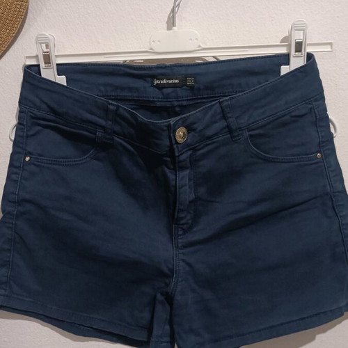 Stradivarius shorts used, blue, size XS