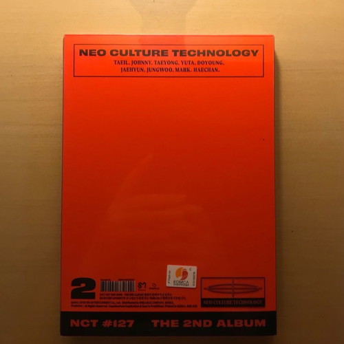 Neozone Album C Version by NCT127 with photobook, lyricbook, stickers, and cards
