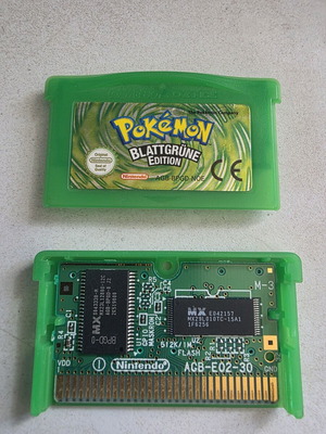Pokemon Leafgreen Nintendo Game Boy Advance game used NOE version