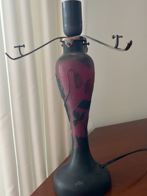 Calle type lamp like new, without lampshade
