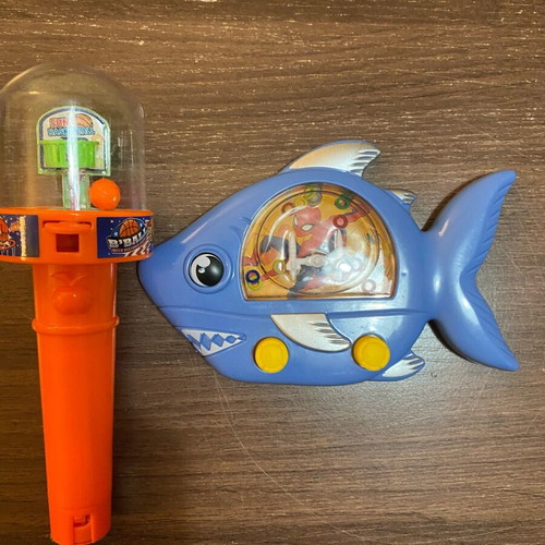 Various toys used