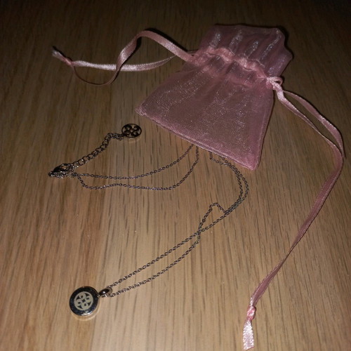 Ozze necklace new, silver color