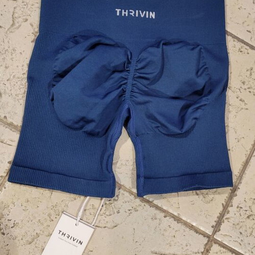 Thrivin women's sports shorts new, size XS, blue