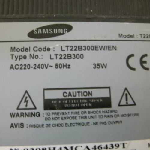 Πλακέτες Samsung LT22B300EW μεταχειρισμένες για σπασμένη οθόνη