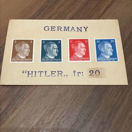 Hitler stamps like new