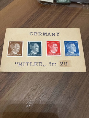 Hitler stamps like new
